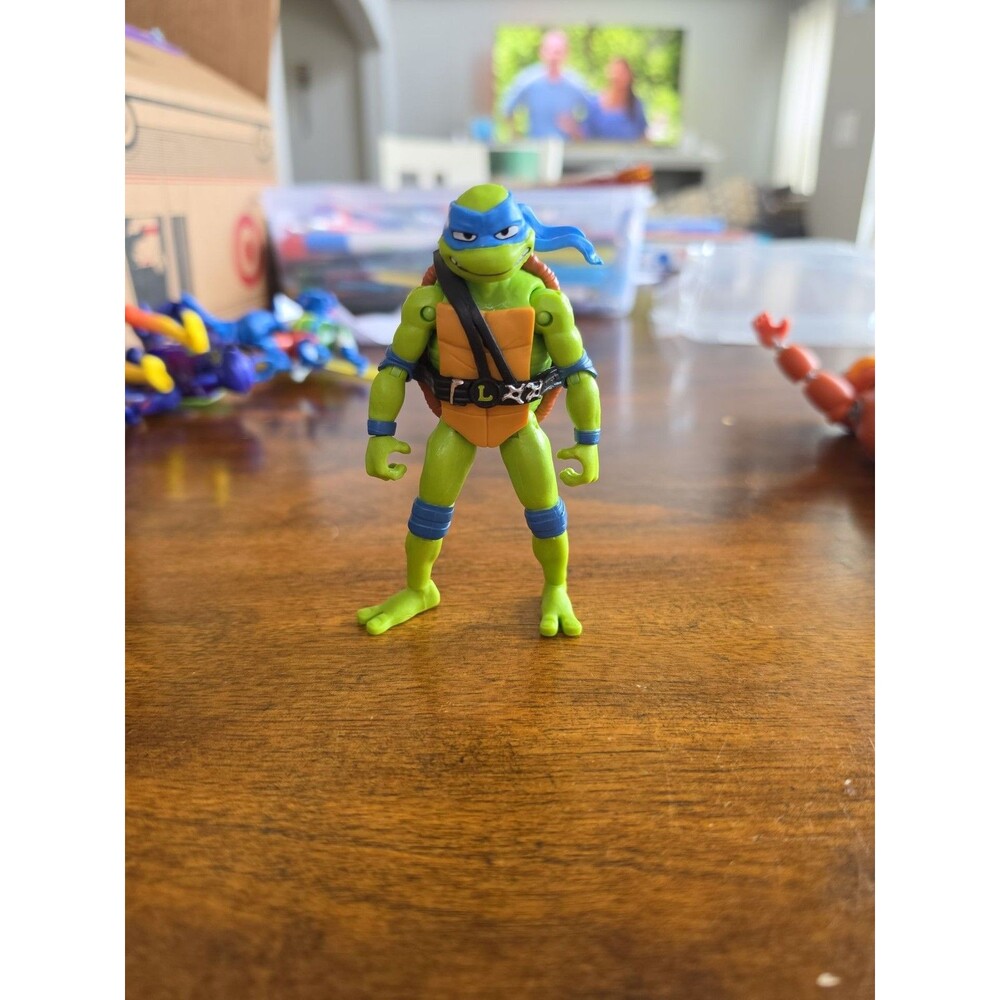 TMNT Leonardo Mutant Mayhem Action Figure 2023 Movie Playmates Loose